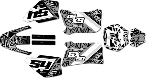 Miniatura 5 de Kit de gráficos para KTM 50SX MINI SX50 (1998-2001) Serie Cyrus Rosa 16 Mil - Adhesivos para moto Dirt Pit Bike Motocicleta, accesorios de motocross