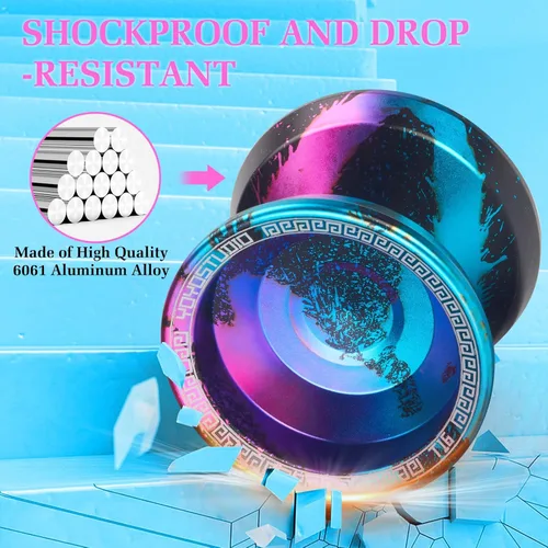 Miniatura 5 de YOYOSTUDIO T16 YoYo Responsive Profesional, YoYo de Doble Propósito para Niños Principiantes, YoYo No Sensible para Adultos con Herramienta
