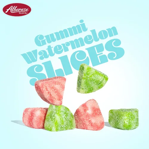 Miniatura 5 de Albanese World's Best Gummi - Rodajas de sandía (4.5 libras), bolsa de caramelos