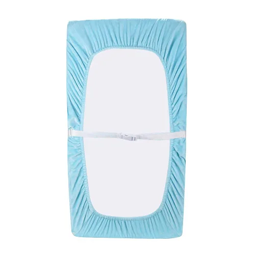 Miniatura 5 de Funda de terciopelo coral para cambiador de pañales para bebé, niña, bebé, niño, 1 unidad (tortuga azul)