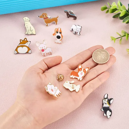 Miniatura 113 de Pandahall - Broches esmaltados de aleación con varios temas, broche de solapa, juego de pines esmaltados