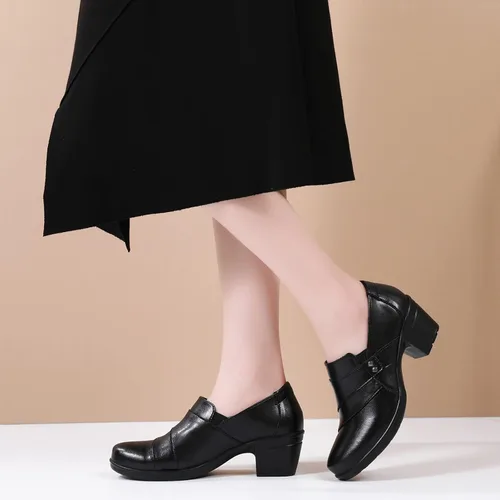 Miniatura 6 de Mocasines para mujer, casuales, cómodos, zapatos de tacón para mujer, mocasines y zapatos de trabajo para oficina, zapatos de negocios elegantes