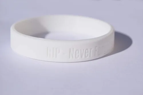 Miniatura 58 de Reminderband - Pulsera clásica de silicona 100% personalizada – Pulsera de goma de silicona personalizada – Personalizable, eventos, regalos, apoyo