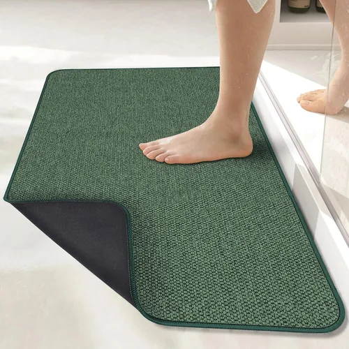 Miniatura 8 de Bosap Alfombra de Baño, Alfombras Corredoras de Baño Ultra Delgadas, Alfombras de Baño Grandes para Baño, Secado Rápido, Antideslizante, Lavable a