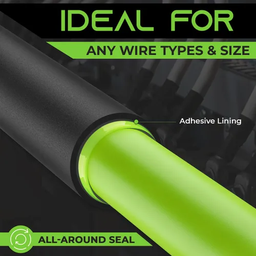 Miniatura 4 de GEARit Tubo termorretráctil de 1 pulgada, relación 3:1, forro adhesivo, envoltura retráctil industrial impermeable de grado marino, tubo de doble