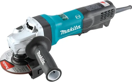 Makita GA5093 Amoladora angular de alta potencia SJSII de 5", interruptor de paleta, con freno