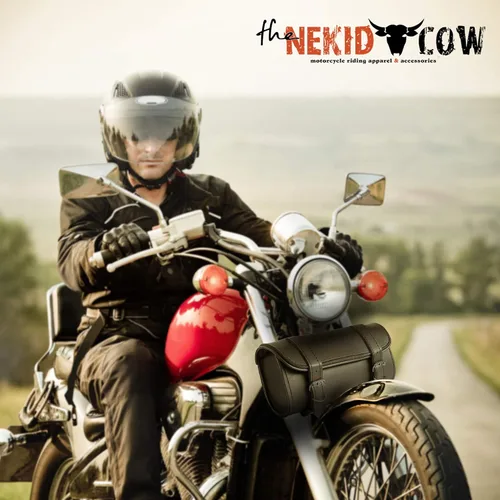 Miniatura 4 de The Nekid Cow bolsa para horquillas de motocicleta (con 3 correas)