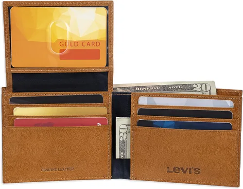 Miniatura 3 de Levis Cartera de pasaporte de bloqueo RFID para hombre