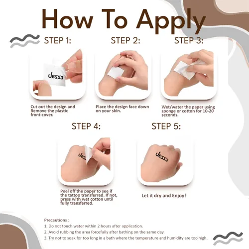 Miniatura 7 de Tatuajes temporales realistas personalizados, diseños de texto con nombre personalizado, crea tus propios tatuajes falsos para adultos, hombres