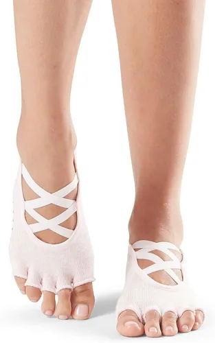 Miniatura 5 de toesox Elle Half Toe Multi Pack Calcetines antideslizantes para Pilates Barre Yoga