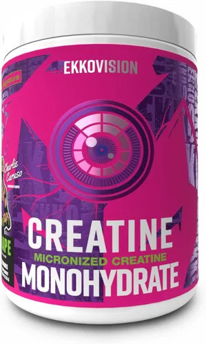Miniatura 10 de Ekkovision Polvo de Monohidrato de Creatina Micronizado, Cereza Negra, Suplemento Pre Entrenamiento y Post Entrenamiento para Hombres y Mujeres