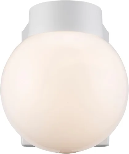 TRANS GLOBE Imports - Farol de pared transicional de 4800 WH de Pershing Collection en acabado blanco, 7.00 pulgadas