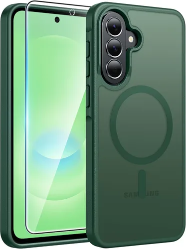 Miniatura 126 de FNTCASE - Funda para iPhone 16 Pro: magnética, mate, translúcida, de grado militar, protectora contra caídas, resistente, fina, duradera y a prueba