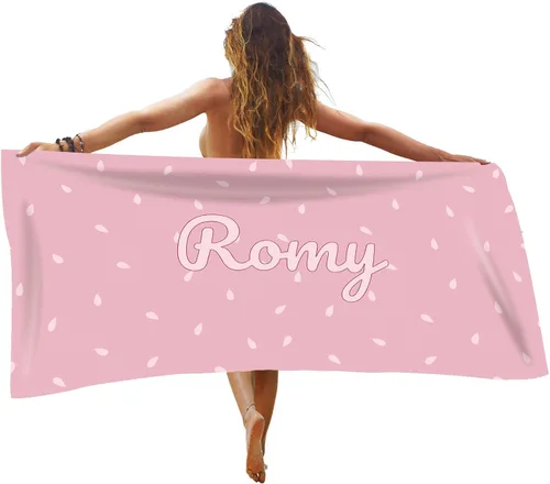 Miniatura 13 de Toalla de playa personalizada de frutas de verano, toallas de playa personalizadas para playa, baño, piscina, manta de sol para niños y adultos