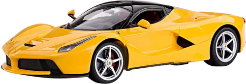 Miniatura 4 de Ferrari escala 1/14 FMTStore, la Ferrari, laferrari, auto modelo con control remoto por radio, R/C RTR, con puertas que se abren (amarillo)