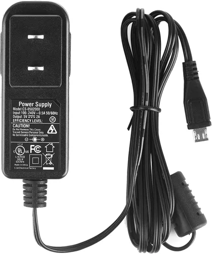 Cargador de pared micro USB de 5V 2A, adaptador de fuente de alimentación micro USB AC/DC 5V para Raspberry Pi Zero, Kindle Paperwhite, Echo Dot,