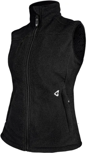 Miniatura 2 de Gerbing Chaleco de forro polar termita 2.0 para mujer de 7 V, elegante chaleco térmico con batería para mujer, 8 horas de batería de reserva