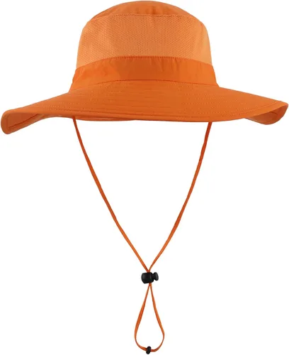 Miniatura 2 de Home Prefer Sombrero de malla para exteriores UPF50+ Sombrero de pesca de ala ancha con solapa para el cuello