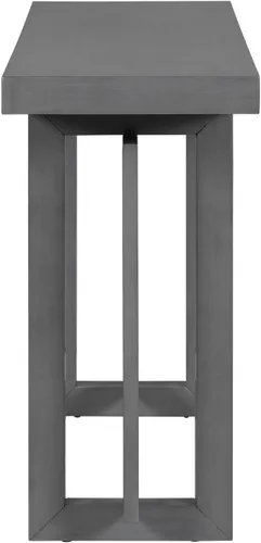 Miniatura 5 de Console Table for Entryway, 59" Wood Sofa Table with Solid Wood Legs, Modern Entryway Table with Geometric Design for Living Room, Hallway