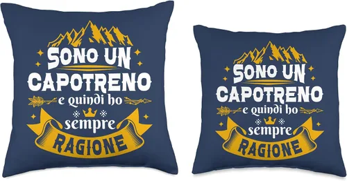 Miniatura 3 de Idea Originale Regalo Capotreno Regali Soy Un Cabestro Siempre Razon para Hombre Throw Pillow, 18x18, Multicolor