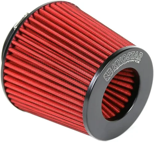 Miniatura 93 de KYOSTAR Filtro de aire universal de alto flujo de 3" (76 mm), entrada de aire frío de cono reutilizable, alto rendimiento, lavable, kit de aire seco