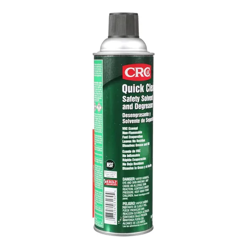 Miniatura 3 de CRC Disolvente y desengrasante de seguridad de limpieza rápida 03180 – 19 WT OZ, transparente, limpiador de aerosol - Limpiadores y desengrasantes