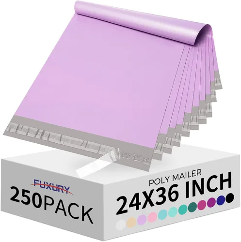 Miniatura 17 de Fuxury 1000 bolsas de envío de 12 x 15.5 pulgadas para ropa, bolsas de envío impermeables para ropa, sobres de envío adhesivos fuertes para pequeñas