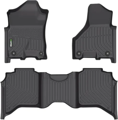Miniatura 24 de HAFIDI® - Tapetes para auto con almacenamiento debajo del asiento, para todo clima, antideslizantes, de elastómero termoplástico, para la primera