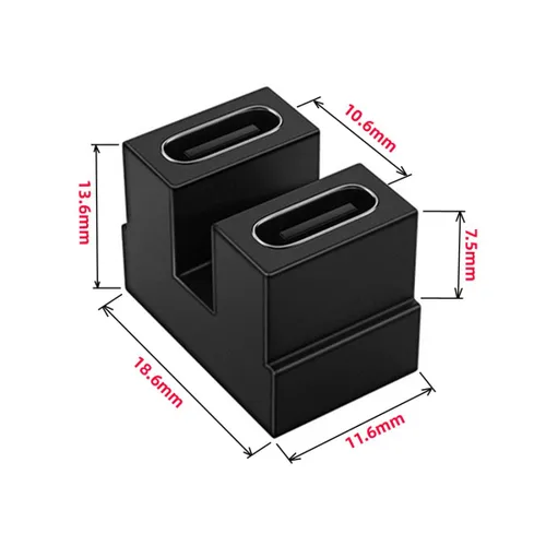 Miniatura 8 de chenyang CY USB4 Tipo C hembra a hembra de alimentación de datos de vídeo adaptador de extensión 40Gbps para NS Switch & Teléfono y Laptop
