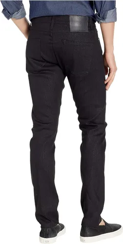 Miniatura 3 de Unbranded* Apretado para hombre en orillo elástico negro sólido de 11 onzas, Negro