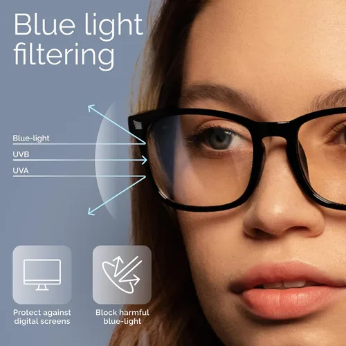 Miniatura 3 de livho Gafas de alta tecnología con luz azul – Lentes avanzados de bloqueo de luz azul para computadora – Fatiga de pantalla y protección UV *B9
