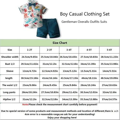Miniatura 5 de Conjunto de ropa casual para niño estampado beige camisa abotonada manga corta pantalones blancos
