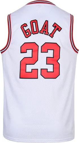 Miniatura 3 de Camiseta de baloncesto juvenil de cabra clásica 23 hiphop, fiesta temática, camisas de regalo para niños, bordado para fanáticos del baloncesto