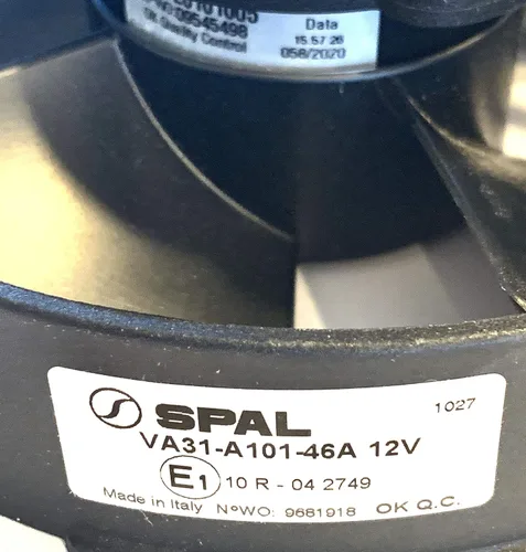 Miniatura 4 de SPAL 30103011 Ventilador extractor de 5.2" de cuchillas rectas de alto rendimiento de 12 voltios 342 cfm