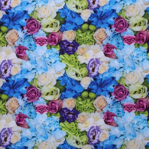 Miniatura 6 de Mook Fabrics Tela floral [45 pulgadas de ancho] – Material ligero, 100% algodón para acolchado, detalles de decoración del hogar Artes, Amarillo