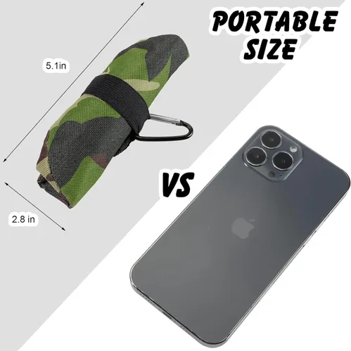 Miniatura 2 de Meanplan Paquete de 2 tazones portátiles plegables para perros, plato portátil de viaje para cachorros, cuenco de agua y comida para mascotas