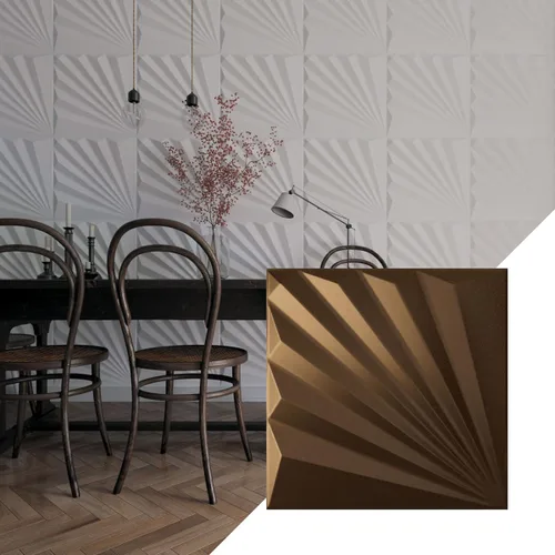 Miniatura 32 de Ekena Millwork WP20X20AAWH 19 5/8 pulgadas de ancho x 19 5/8 pulgadas de alto Aire EnduraWall Decorativo 3D Panel de Pared Cubre 2.67 pies cuadrados