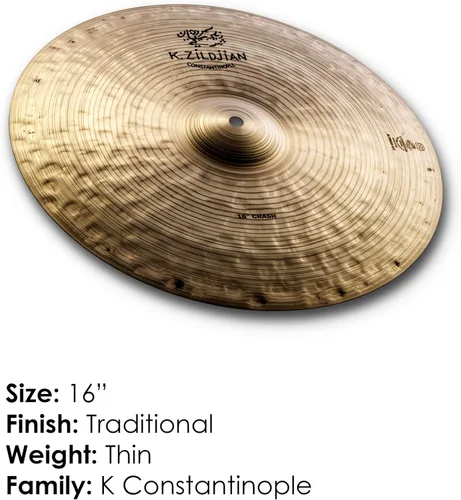 Miniatura 2 de Zildjian Choque de Constantinopla de 16" K