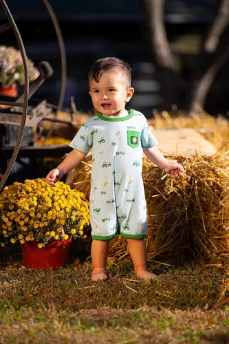 Miniatura 3 de John Deere Mameluco de tractor para bebés niños