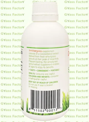 Miniatura 3 de Dr Wheatgrass Supershots (suministro para 30 días) - Extracto de pasto de trigo en una botella, más fuerte que el jugo y polvo de pasto de trigo