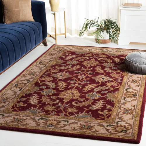 Miniatura 22 de Safavieh colección Heritage HG628A - tapete oriental tradicional hecho a mano de lana verde oscura y dorada, Lana, negro / beige (Black/ Beige)
