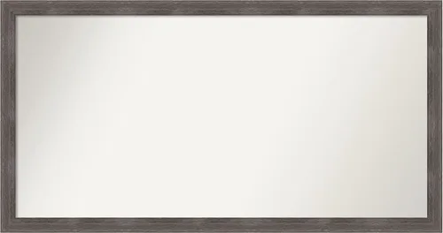 Miniatura 534 de Amanti Art Espejo personalizado, espejo de baño gris plomo a rayas, espejo de pared o espejo de tocador de baño sobre el fregadero