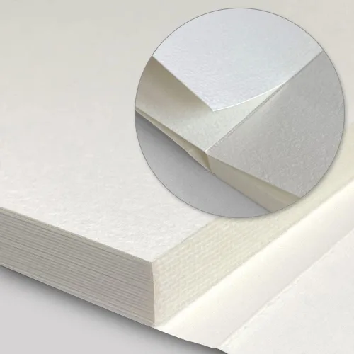 Miniatura 5 de Cuaderno de bocetos de acuarela de 3.9x3.9 pulgadas, 20 hojas de 300 GSM (140 lb) Papeles de dibujo de arte texturizados de grano fino desgarrables