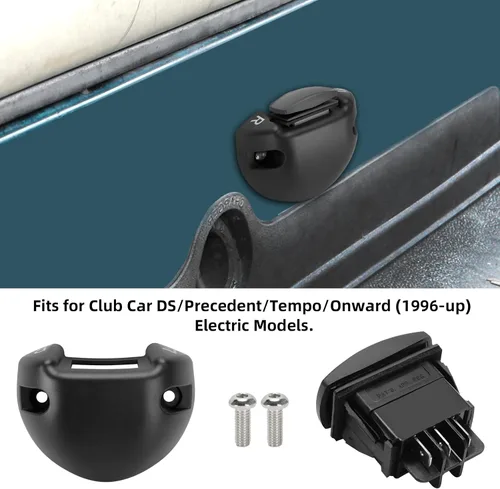 Miniatura 4 de Roykaw Interruptor de avance y retroceso de carrito de golf de 48 V con montaje de carcasa de repuesto para modelos eléctricos Club Car