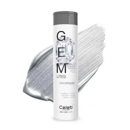 Miniatura 9 de Celeb Luxury Colorwash Color Depositing Shampoo - Color Refresher, Vegan Hair Dye, Bondfix Bond Rebuilder, Viral and Gem Lites Rubí