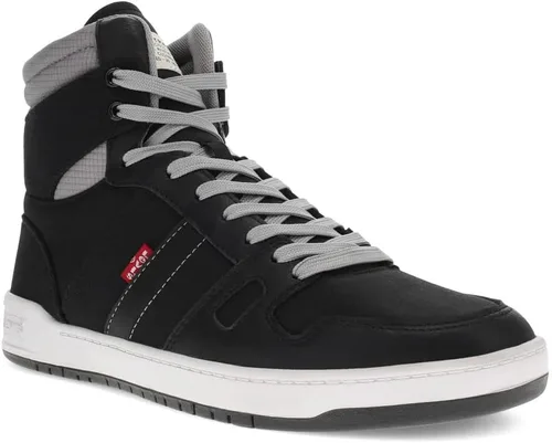 Miniatura 5 de Levi's BB Hi CZ - Botas de deporte casuales de moda para hombre, NegroGris