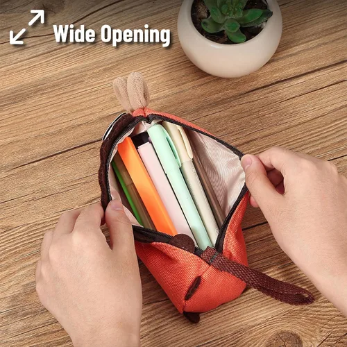 Miniatura 4 de Mr. Pen - Estuche para lápices de pie, bolsa de lápices de animales, burro rojo, estuche para lápices para niños, bonita bolsa para lápices