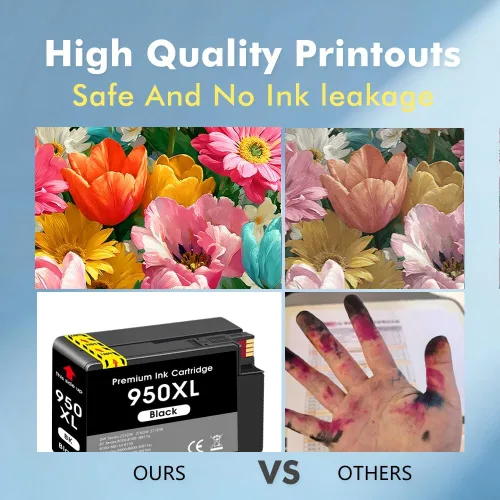 Miniatura 4 de 950XL 951XL - Cartuchos de tinta de repuesto para cartuchos de tinta HP 950 951, paquete combinado de color y negro funciona con HP OfficeJet Pro