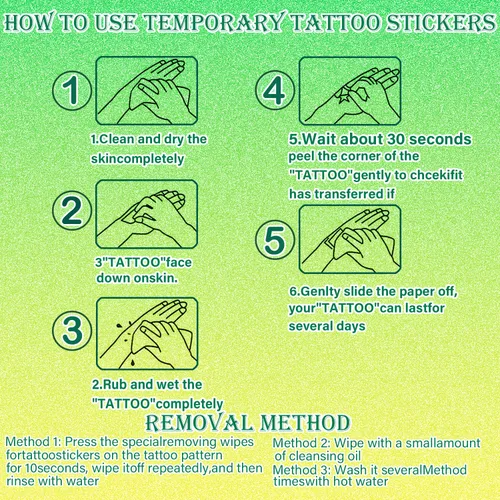 Miniatura 6 de 102 PCS Tatuajes temporales de animales de acuarela envueltos individualmente para niños - Tatuajes temporales de animales lindos para niñas y niños
