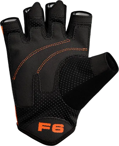 Miniatura 9 de RDX Guantes de levantamiento de pesas para gimnasio, entrenamiento de fitness, palma acolchada antideslizante, equipo de entrenamiento de fuerza